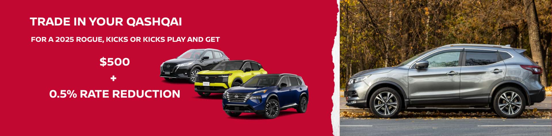 Trade in your Qashqai