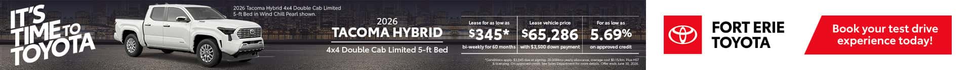 2026 Toyota Tundra financing offer at Fort Erie Toyota