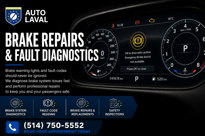 Brake Repairs and Diagnostics at Auto Laval