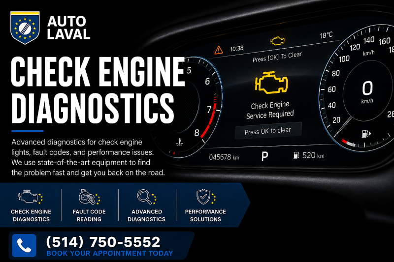 Check Engine Diagnostics at Auto Laval