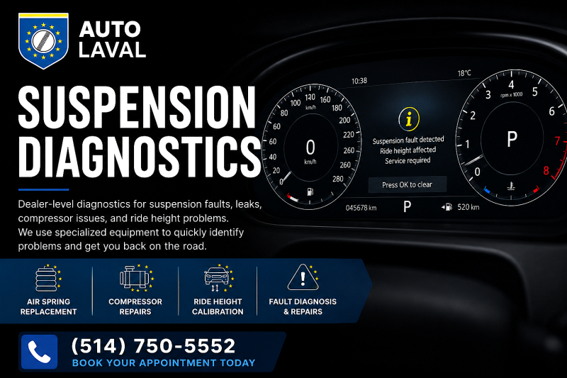 Air Suspension Diagnostics at Auto Laval
