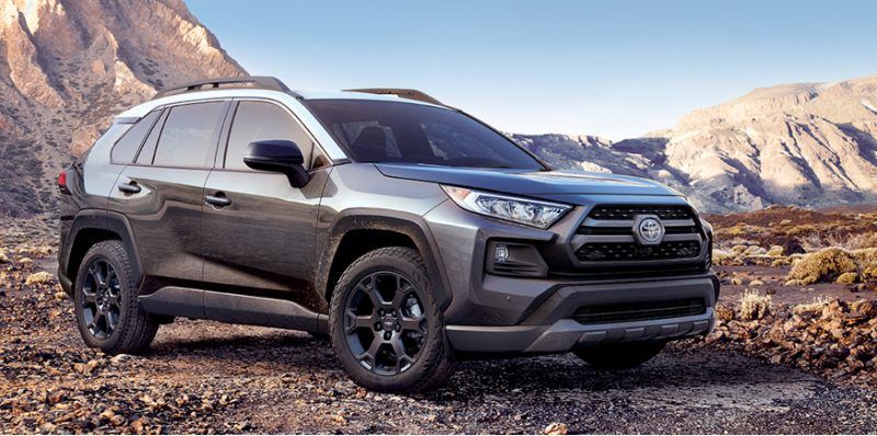 Rav4 TRD Off Road in Magnetic Grey Metallic With Ice Edge Roof 