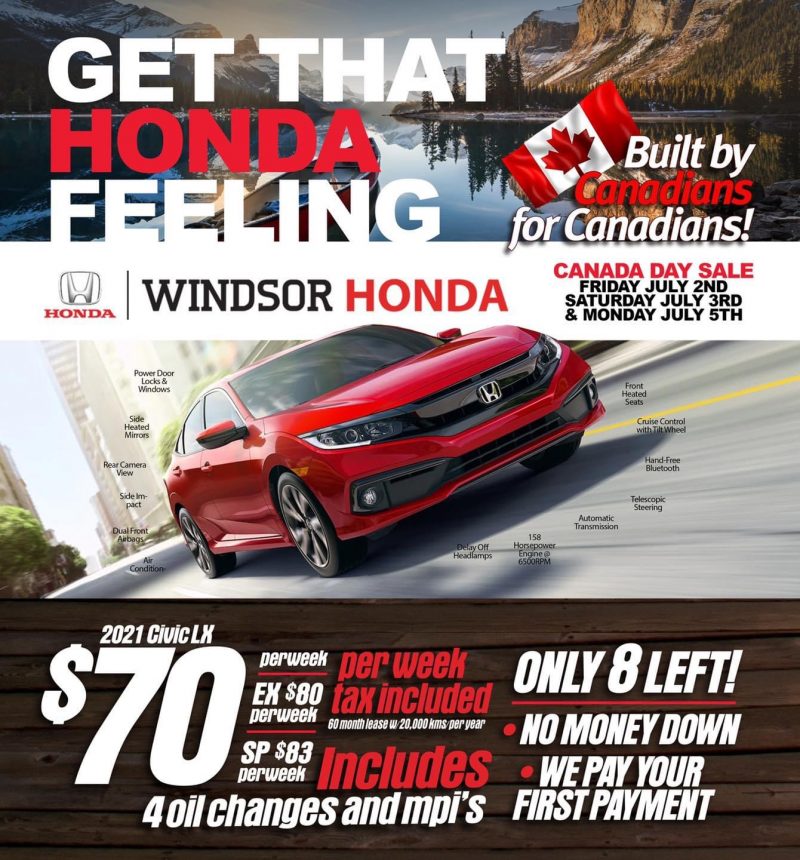 Specials WINDSOR HONDA in Windsor, ON
