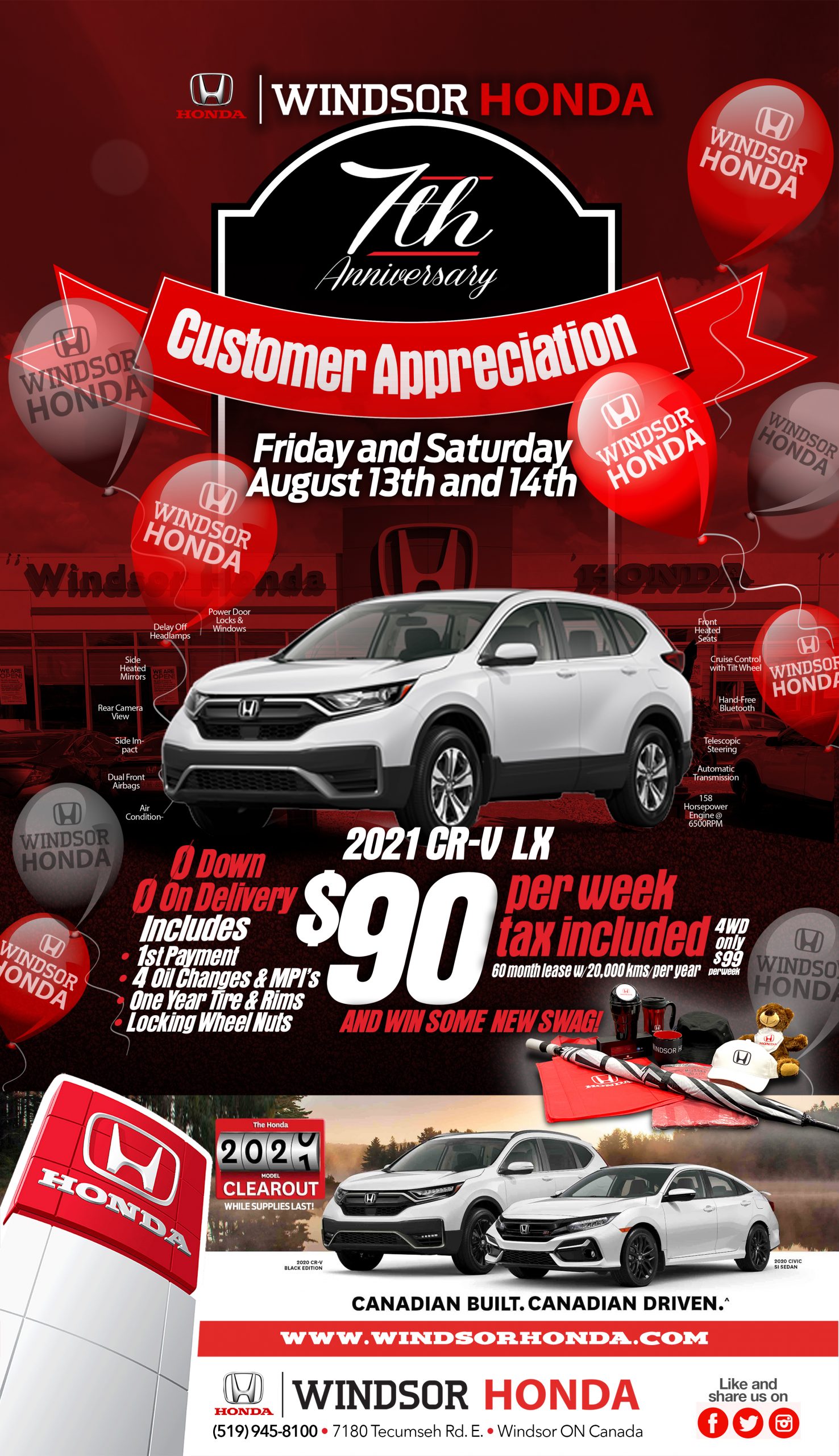 Specials WINDSOR HONDA in Windsor, ON