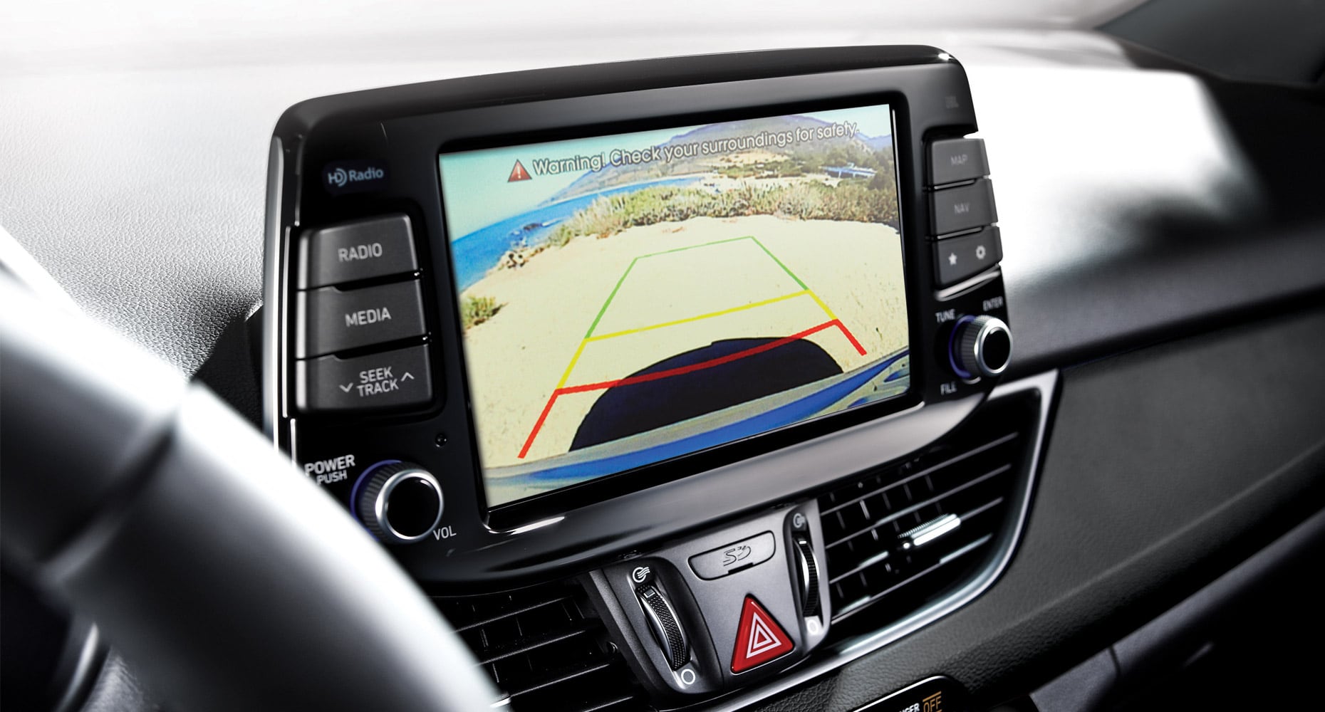 Standard rearview camera