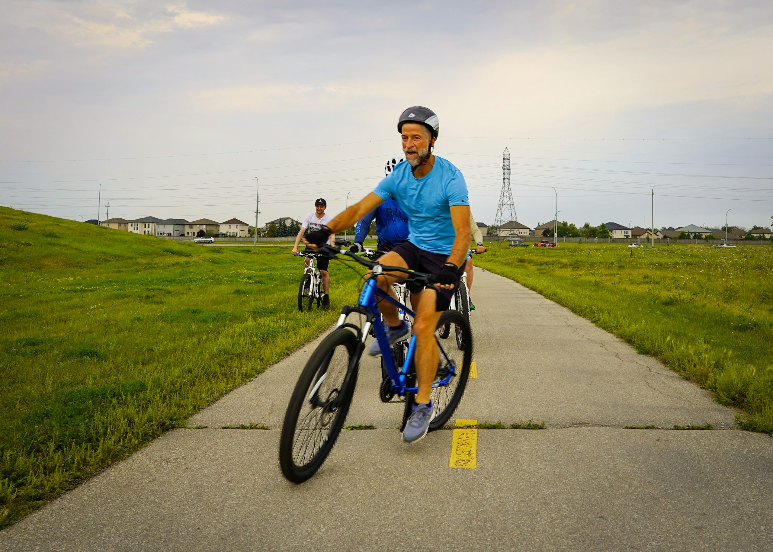 Team members at Ride to Cure Kids’ Cancer BBQ