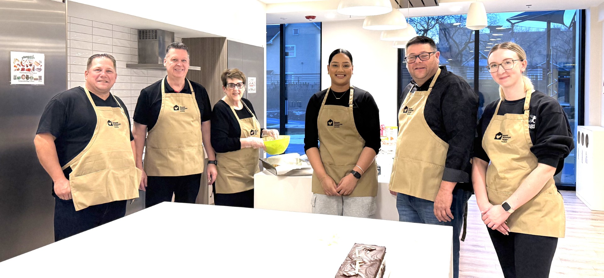 Vickar Nissan team volunteers at Ronald McDonald House Manitoba Home for Dinner program