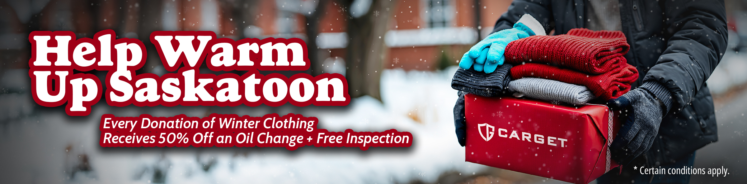 Carget Donate Winter Clothing - 1920 x 475